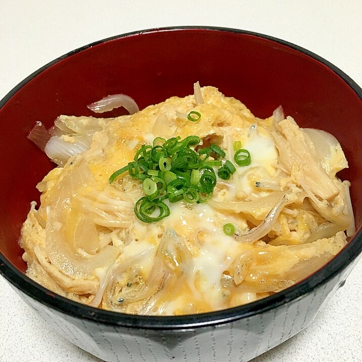 土鍋で簡単！シラスの卵とじ丼